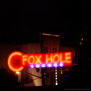 Foxhole, photo by Kym Bloom